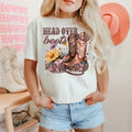 Head Over Boots DTF Transfers - THIS IS NOT A SHIRT Hoodie, Sweatshirt | GrindPrints.com