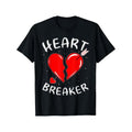 Heart Breaker Men T-Shirts, Funny Valentine'S Day Novelty Graphic Printed Tee, Short Sleeve Valentine'S Day Couple...