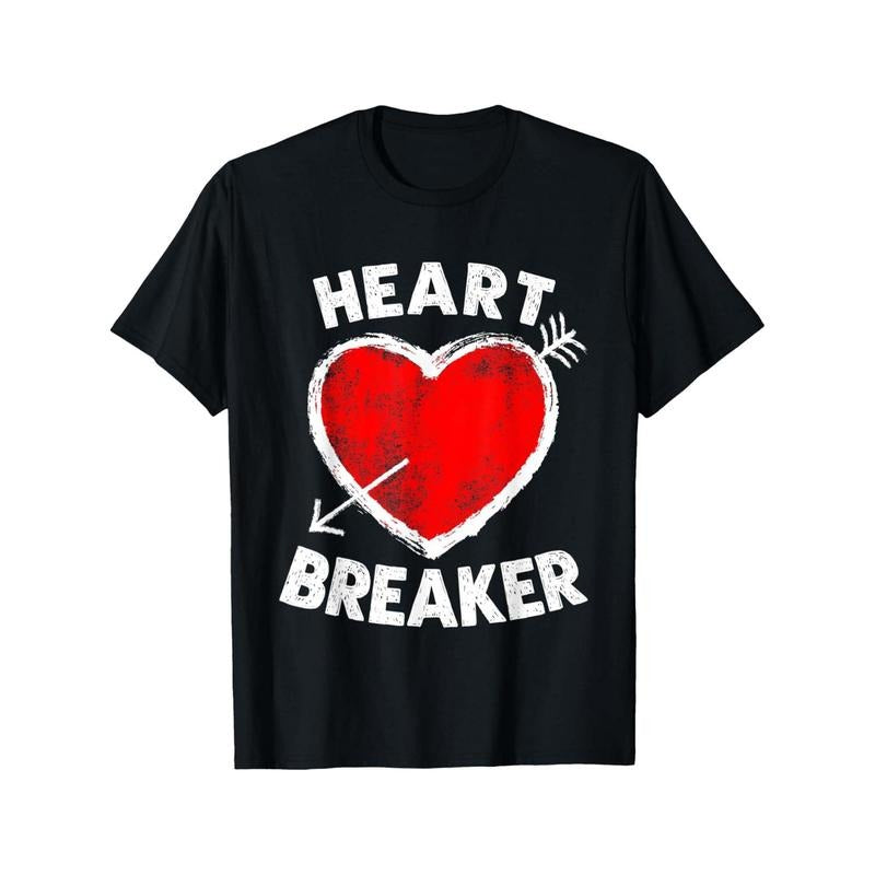 Heart Breaker Funny Novelty Printed Short Sleeve Couple Boyfriend Husband 100% Cotton Made Usastyle{N002}3 T-Shirts, Hoodie, Sweatshirt