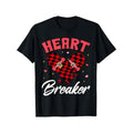 Heart Breaker Men T-Shirts, Funny Valentine'S Day Novelty Graphic Printed Tee, Short Sleeve Valentine'S Day Couple...