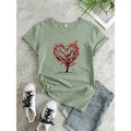 Heart Tree Shirt, Valentines Day Shirts For Women and Men , Valentines Day Gift, Retro Heart Crewneck, Women's Valentines...