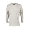 Heather Long Sleeve Tri-Blend T-Shirt - Oatmeal Hoodie, Sweatshirt | GrindPrints.com