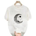 Heavyweight Cotton Short Sleeve T-Shirt Unisex Summer Trend Loose Fit Versatile Couple Top Hoodie, Sweatshirt