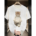Heavyweight pure cotton short sleeve t-shirt Unisex Summer loose fit versatile couple top Hoodie, Sweatshirt