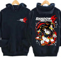 Hedgeh0g Shad0w Anime Hoodie, Anime Vintage Grunge Gothic Metal Graphic Hoodie 2 sided, Japanese Anime Pullover T-Shirts,...