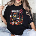 Hedgehog Shadow T-shirt, Japanese Anime Hero, Gaming Legend Apparel, Anime Manga Shirt Hoodie, Sweatshirt | GrindPrints.com