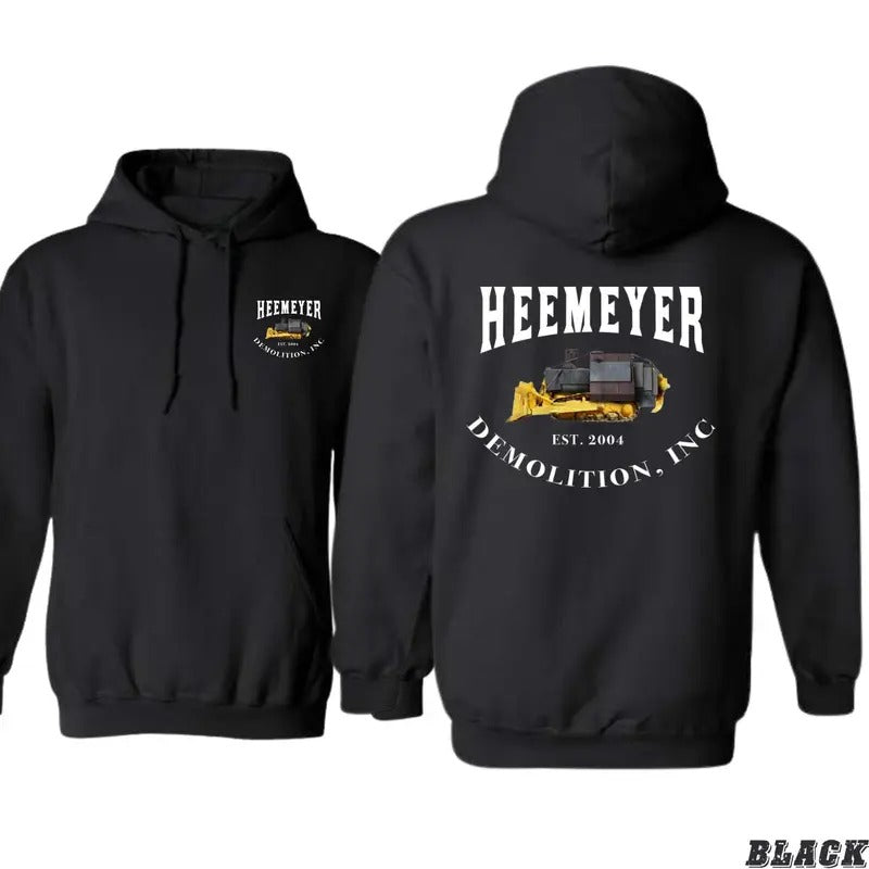 Heemeyer Demolition Hoodie, Bulldozer Design Hoodie, Trendy Hoodie for Men and Women , Street Life Style T-Shirts, Sweatshirt