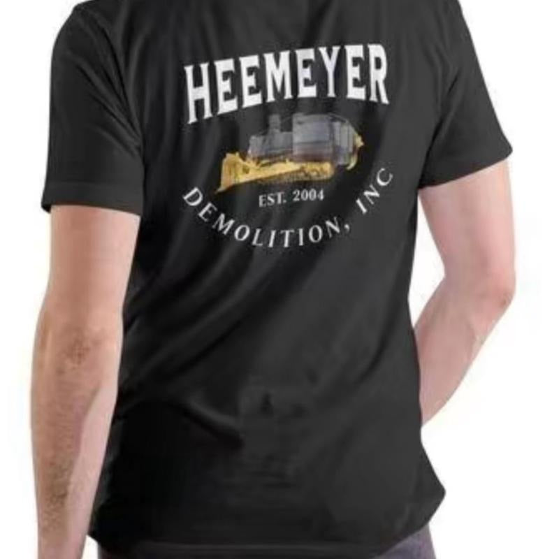 Heemeyer Demolition Inc T-Shirt for Men - Short Sleeve Crewneck Tee Cotton Menswear Hoodie, Sweatshirt | GrindPrints.com