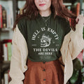 Hell is Empty and all the Devils are Here Shakespeare Shirt Hoodie, Sweatshirt | GrindPrints.com