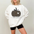 Hello Fall Leopard Pumpkin Fall Thanksgiving Pumpkin Shirt Fall Thanksgiving Thankful Shirt Autumn Fall Shirt Hello Pumpkin Thanksgiving Matching Shirt T-Shirts, Hoodie, Sweatshirt