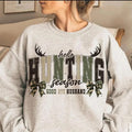 Hello Hunting Season Goodbye Husband Tshirt Sweatshirt Hoodie, Camo Coquette Bow Sweatshirt, Girls Camo Bow shirt Cotton...