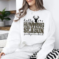 Hello Hunting Season, Goodbye Husband unisex Crewneck Sweatshirt T-Shirts, Hoodie | GrindPrints.com