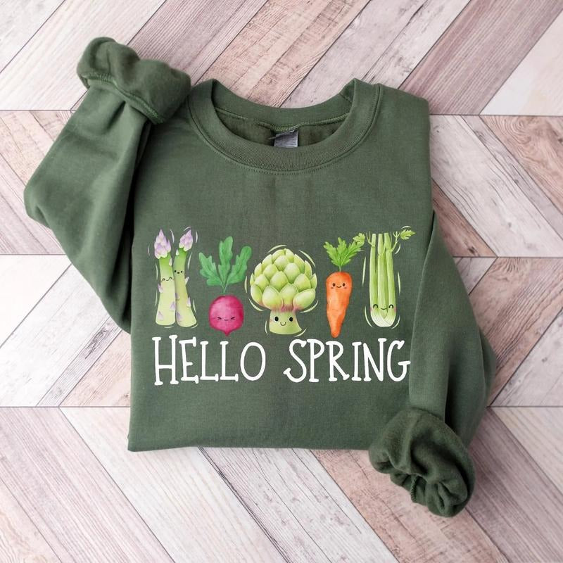 Hello Spring DTF Transfers - THIS IS NOT A SHIRT Hoodie, Sweatshirt | GrindPrints.com