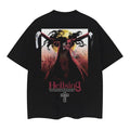 Hellsing "Alucard" Heavyweight Vintage Tee 100% Cotton OVERSIZED Anime T-shirt Menswear Top Casual Streetwear Black Baggy...