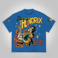 Hendrix Fashion Guitarist Graphic Cotton T-Shirt Hoodie, Sweatshirt | GrindPrints.com