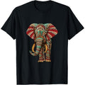 Henna Stylish Artistic Save The Elephants | Wildlife T-Shirt Made in USA Hoodie, Sweatshirt | GrindPrints.com