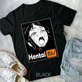 Hentai Waifu Ahegao Cute Sexy Girl Gothic Lewd Otaku Manga Anime Black T-Shirt S-4XL Hoodie, Sweatshirt | GrindPrints.com