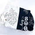 Hey Boo Halloween Colorblock Sweatshirt Comfy Womenswear Tops T-Shirts, Hoodie | GrindPrints.com