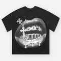 High quality Cross Vintage Grills Black Print Y2k T-shirt, Unisex Cotton Crewneck T-Shirt
