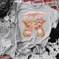 Highland Cows Summer Time Ash Grey T-Shirt - Bleached - Gildan - Unisex Hoodie, Sweatshirt | GrindPrints.com