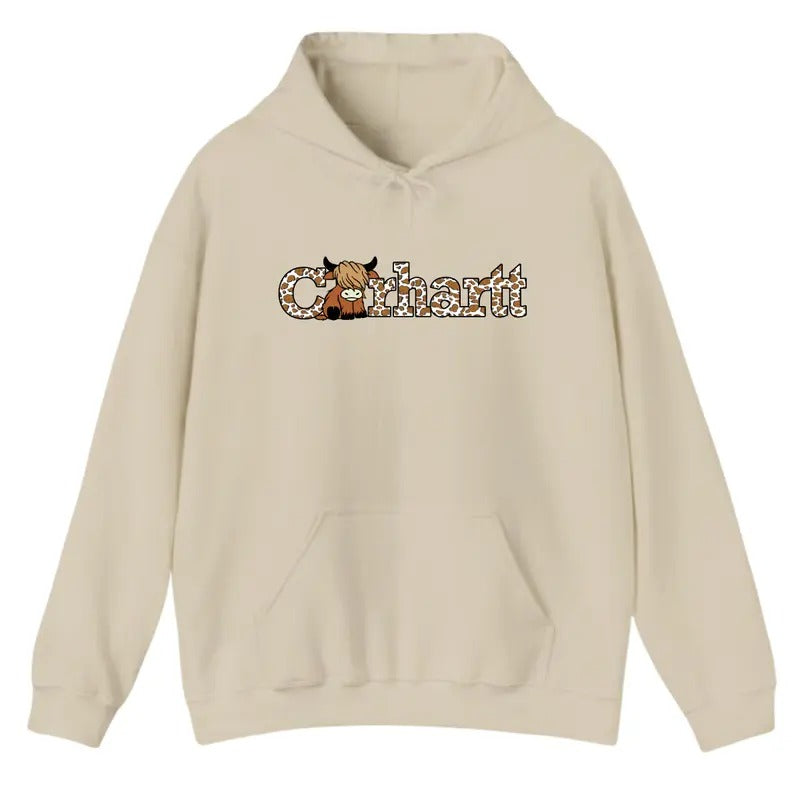 Highlands Hoodie, Cow Hoodie T-Shirt Gift For Farmers, For Women, Unisex Hoodie Sweatshirt | GrindPrints.com