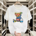 Hip - hop Style Cotton T - shirt |   Trendy Bear Print for Street Outings Hoodie, Sweatshirt | GrindPrints.com