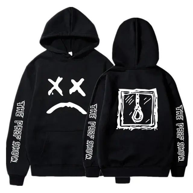 Hip Hop Lil Peep Hoodies Hell Boy Men Women Hooded Pullover Male Female Sudaderas Cry Baby Hood Hoddie Sweatshirts,...