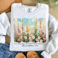 His Mercies Are New Every Morning T-Shirt, Sweatshirt, Hoodie, Wildflower Christian Shirt, Bible Verse Shirt