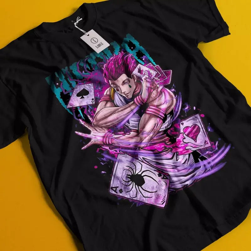 Hisoka Shirt Hunter X Hunter Manga Strip HXH Anime Unisex shirt T-Shirt All Size Hoodie, Sweatshirt | GrindPrints.com