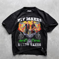 Hit Maxes Evade Taxes Meme Gym Shirt | Graphic Tee Sigma Funny Pump Cover | Bodybuilding Humor 90s Bootleg Gift Tshirt,...