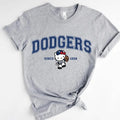 Hk D0dgers Since 1958 Baseball T Shirt, Cute Baseball Fan Apparel, Varsity Blue Baseball Shirt, Game Day Outfit, Sport...