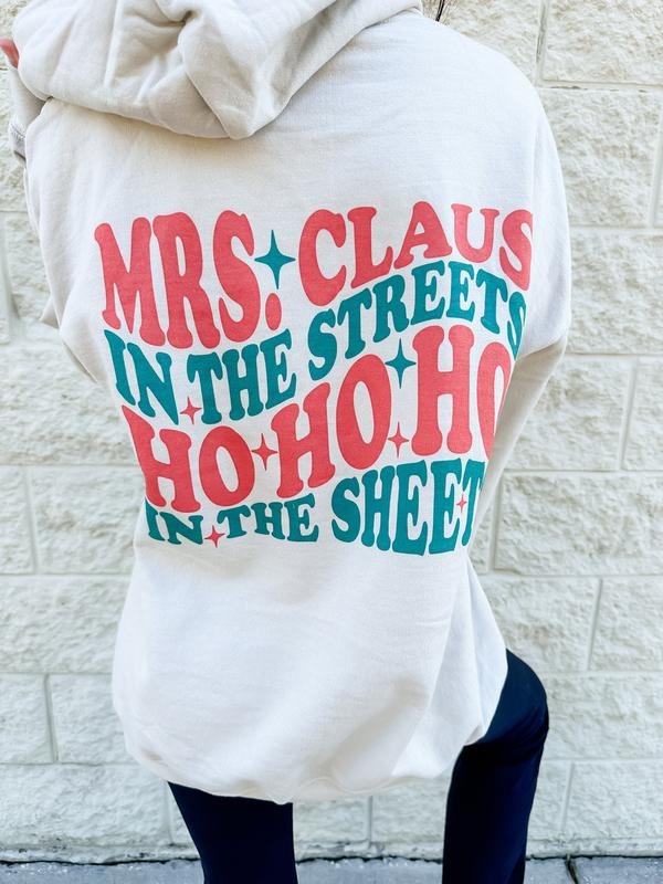 Ho Ho Ho Graphic Hoodie T-Shirts, Sweatshirt | GrindPrints.com