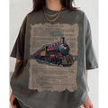 Hogwasts Express Train Comfort Color T-Shirt, Chapter Six Shirt, Just A Girl Who Loves Trains Shirt, Trains Lover,...