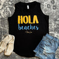 Hola Beaches Color Premium Relaxed Fit Tank T-Shirts, Hoodie, Sweatshirt | GrindPrints.com