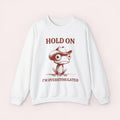 Hold On I'm Overstimulated Frog Sweatshirt, Mental Health Add, Bpd Autism Anxiety, Weirdcore Sweatshirt, That Go Hard...