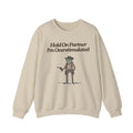 Hold On I'm Overstimulated Sweatshirt, Western Frog Sweatshirt, Meme Shirt, Cute Animal Sweatshirt, Funny Frog Shirt Hoodie