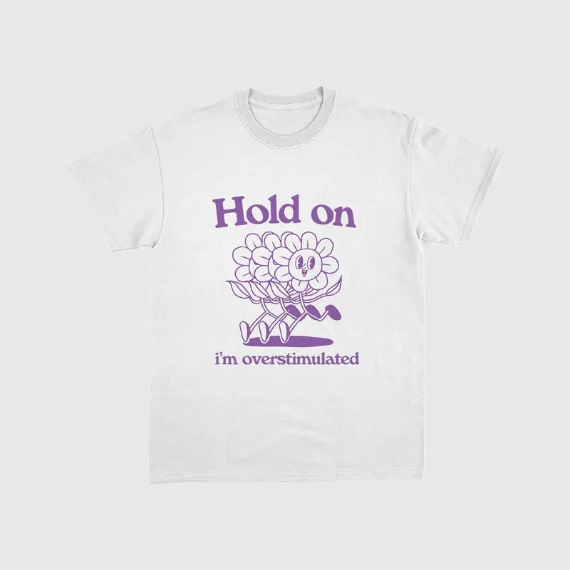 Hold On. Retro Cartoon T Shirt, Meme Shirt, Vintage Cartoon Tee, Vintage Tee Gift, Unisex T-Shirt, Short Sleeve Tee...