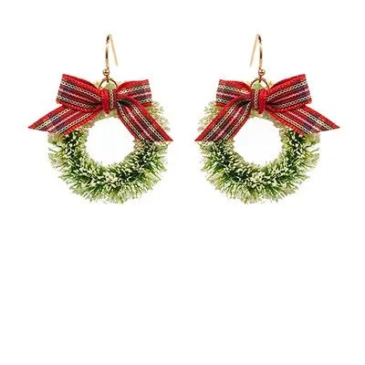 Holiday Wreath Drop Earrings T-Shirts, Hoodie, Sweatshirt | GrindPrints.com