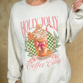 Holly Jolly Coffee Club Graphic Top T-Shirts, Hoodie, Sweatshirt | GrindPrints.com