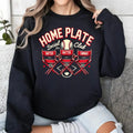 Home Plate Social Club Sweatshirt, Baseball Sweatshirt, Baseball Mom Sweatshirt, Game Day Sweatshirt, Baseball Season,...