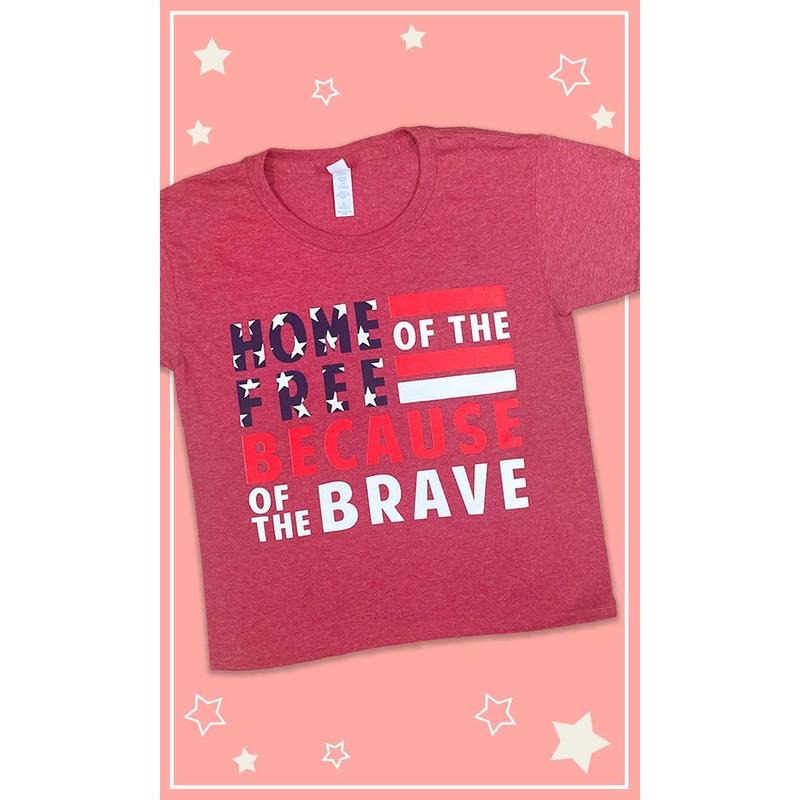 Home of the Free Youth Graphic Shirt Hoodie, Sweatshirt | GrindPrints.com