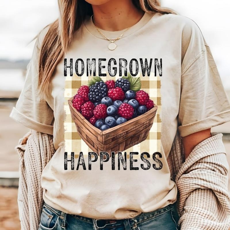 Homegrown Happiness Berries DTF Transfers - THIS IS NOT A SHIRT Hoodie, Sweatshirt | GrindPrints.com
