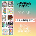 Homeschool DTF Transfer Gang Sheet, 22 x 60 T-Shirts, Hoodie, Sweatshirt | GrindPrints.com
