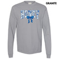 Honey Blue Floral Long Sleeve Comfort Colors T-Shirt 'NLB' Hoodie, Sweatshirt | GrindPrints.com