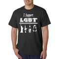 I Support LGBT - Liberty Guns Beer T*ts T-Shirt / Hoodie - Sarcastic Adult Humor made in usa Sweatshirt | GrindPrints.com