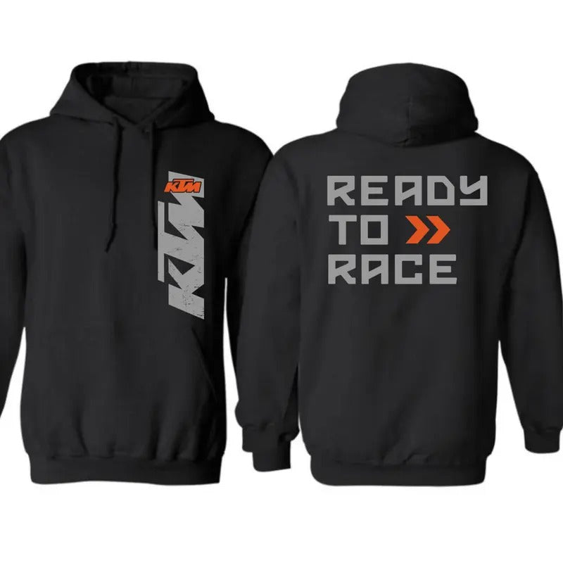 KTM Ready to Race 2 Side T-shirt/Hoodie Vintage for Men and Women, Unisex Vintage Crewneck Tee