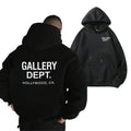 Gallery Dept 2 Sides T-shirt/Hoodie, Classic Letter Print Cotton Fashion For Men And Women, Classic Hoodie Sweatshirt
