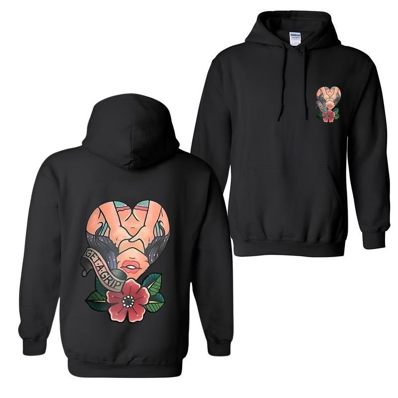 Get A Grip 2 Sided Naughty Clothes Men Cott T-shirt/Sweatshirt/Hoodie, Classic Menswear | GrindPrints.com