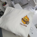 Calcifer Embroidered Tshirt/Sweatshirt/Hoodie, Howl's Moving Castle Shirt, Studio Ghiblie Shirt, Anime Gift Casual Classic