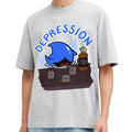 Depression Son1c the Hedgehog Unisex T-shirt/Crewneck/Hoodie, Meme Son1c Cotton Shirt, Game Shirt, Gift For...